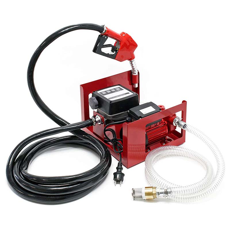 Самоусисна електрична уљна дизел пумпа за пренос са 4-цифреним мерачем протока